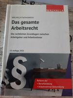 Das gesamte Arbeitsrecht 13. Auflage 2021 Walhalla Verlag NEU Bayern - Haibach Vorschau