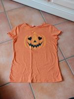 H&M Shirt Halloween  Gr. 146/152 orange mit Glitzer Kreis Pinneberg - Barmstedt Vorschau