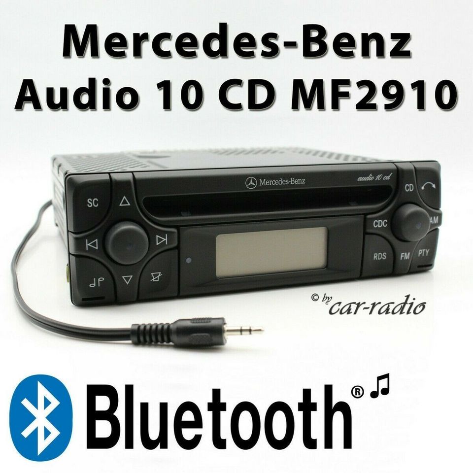 Mercedes Audio 10 CD MF2910 Bluetooth Autoradio MP3 AUX-IN Klinke in Gütersloh