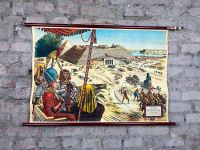 Vintage Wandkarte Pyramidenbau Ägypten Schulposter Schulwandkarte Elberfeld - Elberfeld-West Vorschau