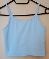 Kurzes hellblaues Damen Cropped Top Shirt in Gr. XS von FB Sister Nordrhein-Westfalen - Espelkamp Vorschau