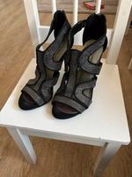Damen high heel in 37 schwarz mit Strasssteinchen catwalk Bielefeld - Senne Vorschau
