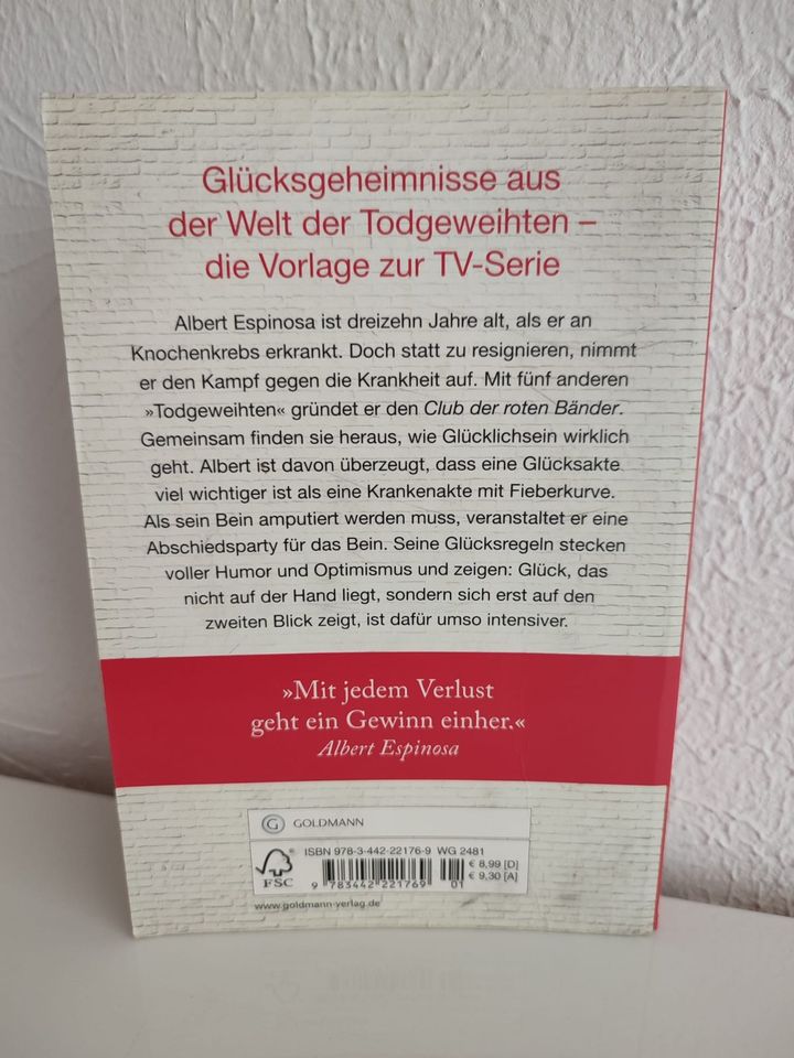 Buch: "Club der roten Bänder" - die Vorlage zur TV Serie VOX in Teningen