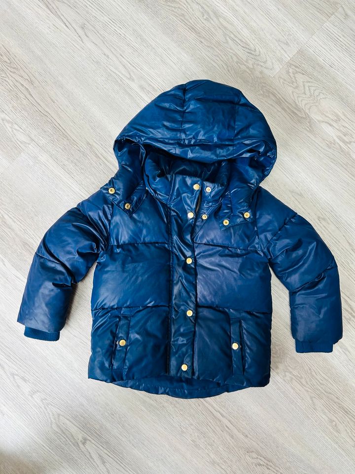 H/M Winterjacke blau Größe 110 HM in Teltow