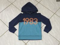 Hoodie Pullover "1983" blau türkis Gr. 110 116 TOP! Nordrhein-Westfalen - Wegberg Vorschau