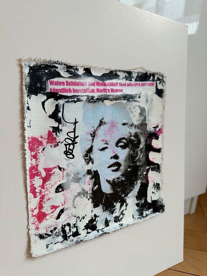 Signiertes Kunstwerk Marylin Monroe Bild vonWerner Döppner, 30x40 in Frankfurt am Main