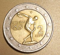 Zwei Euro Münze olympia Athens 2004 Baden-Württemberg - Eppingen Vorschau