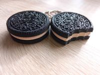 Oreo Schlüsselanhänger, Füllung: Beige, 2 Stück Saarland - St. Ingbert Vorschau