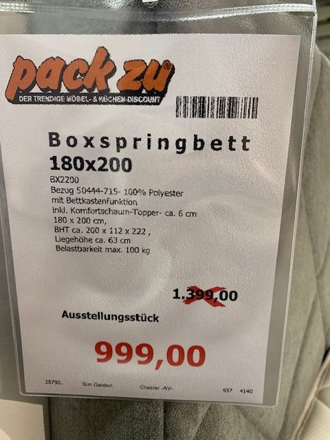 *NEU* Boxspringbett / Bett / Schlafzimmer / Doppelbett in Betzdorf
