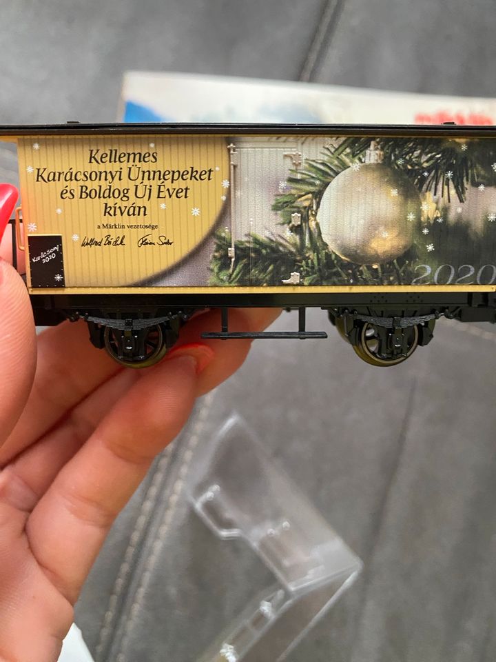 Märklin Weihnachtswagen 2020 in Göppingen