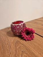Windlicht Teelicht Teelichthalter Pink Rosa Dekoration Deko Glas Sendling - Obersendling Vorschau