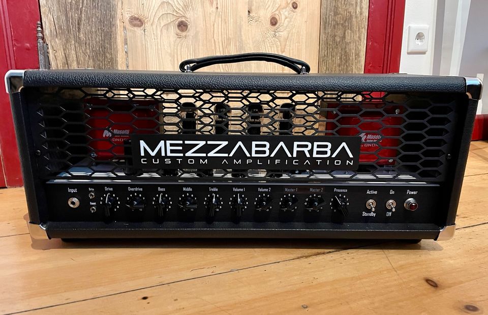 Mezzabarba MZero Overdrive EL34 + Dual Master Amp Head E-Gitarre in Melle