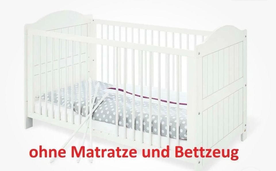 2x Pinolino Kinderbett Babybett Zwillinge Gitterbett Bett in Wäschenbeuren