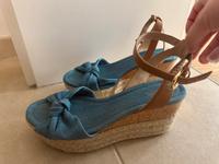 Plateausandalette/ Plateau Sandalen Michel Kors Gr. 40 *neu* Sachsen-Anhalt - Halle Vorschau