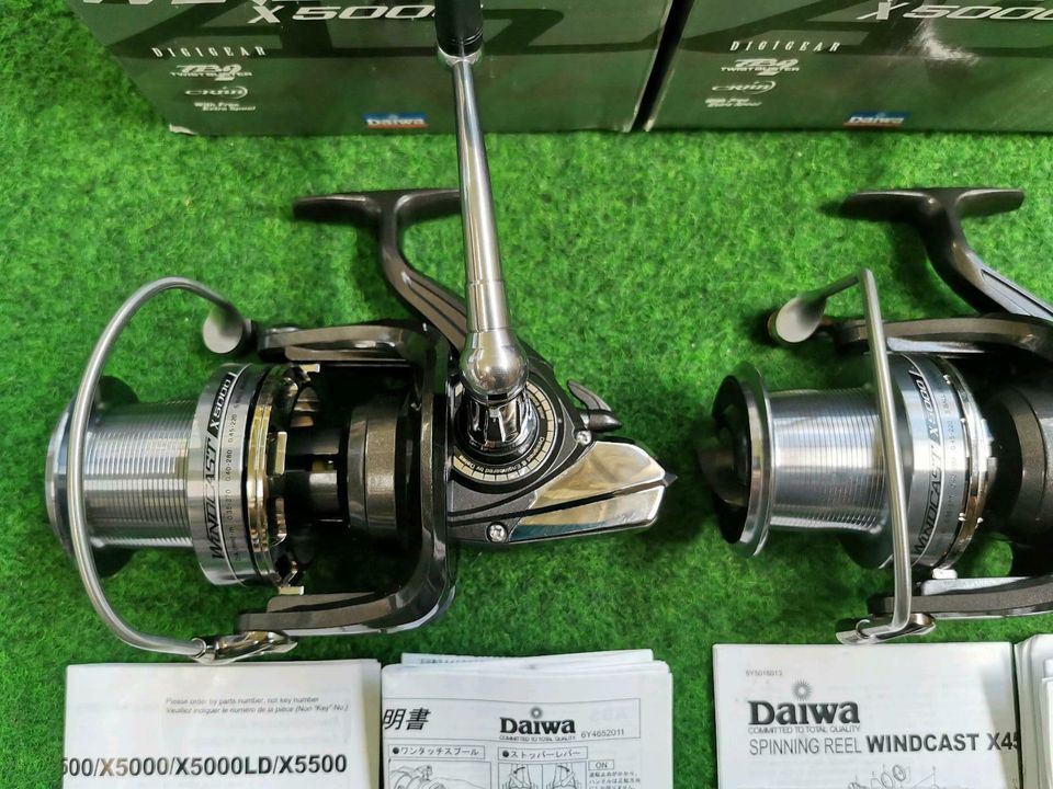 2× Daiwa Windcast X 5000 Angelrollen im NEUZUSTAND Karpfen Rollen in Bad Bentheim