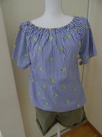 Kaffe Bluse*kurzarm*Farbe blau-weiß*Gr. XS Niedersachsen - Rosdorf Vorschau