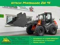 Radlader ZW 95 Hitachi Kompaktlader mit Schaufel und Gabel ZW95 Transportieren Hoftrac Hofschlepper Bayern - Rednitzhembach Vorschau