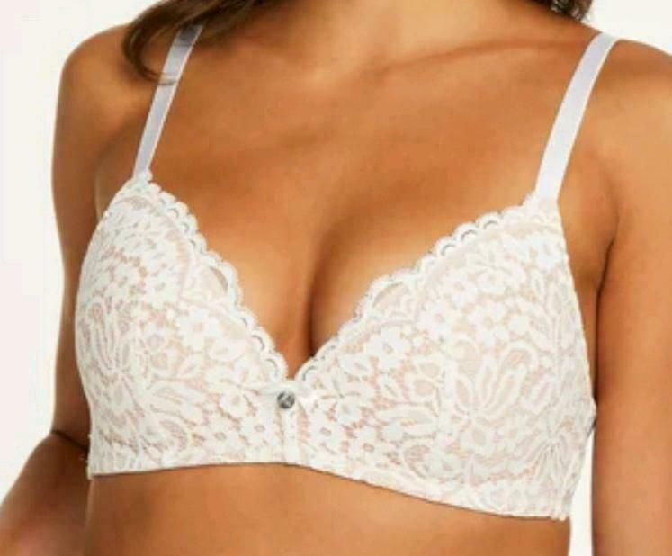 Oberteil Hunkemöller vorgeformt ohne Bügel weiß 85d, Spitze in Berlin