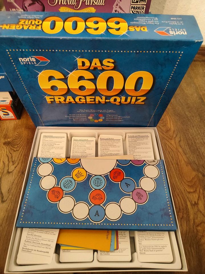 Das 6600 fragen Quiz Wissensquiz gesellschaftsspiel Game karten in Langenhagen