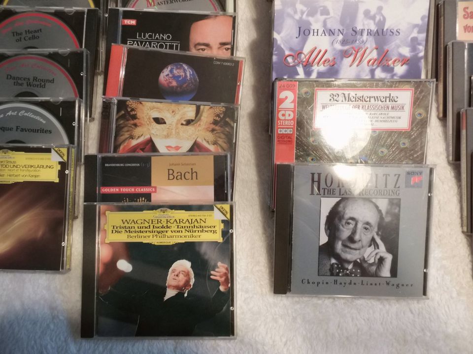 CD Musik Sammlung Klassik Karajan Horowitz Pavarotti .. 48 Stück in Dessau-Roßlau