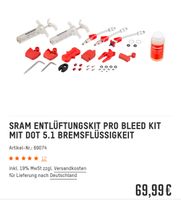 SRAM Bleeding Kit Pro Neuwertig Fahrrad Niedersachsen - Lauenau Vorschau