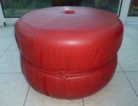 Orig. Sitzpouf aus den 70er Jahren in Rot!, Puff Pouf Puff-Hocker Münster (Westfalen) - Wolbeck Vorschau