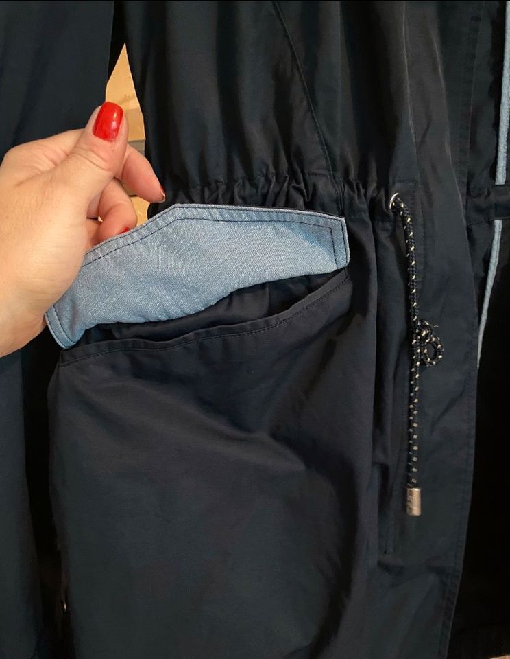 ARMANI JEANS ❤️❤️❤️Damen Anorak Parka Jacke navyblau Gr.40 Gr in Düsseldorf