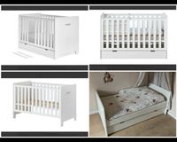 Marseille - MDF Kombibett Blanco 140x70 cm Babybett Kinderbett Nordrhein-Westfalen - Ratingen Vorschau