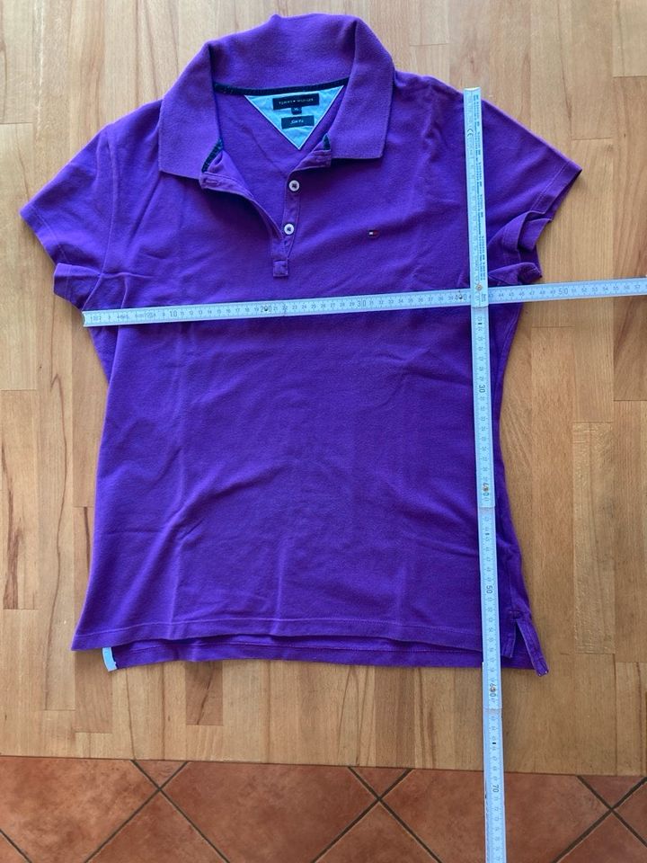 Tommy Hilfiger Poloshirt Lila Gr. Xl (L - fällt kleiner aus!) Sli in Vechta