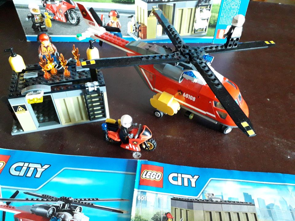 Lego City 60108 Feuerwehrhubschrauber in Windhagen