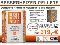 Holz-Pellets Besserheizer 990kg-Palette  DINplus/ENplus für Thüringen und Umgebung Thüringen - Herbsleben Vorschau