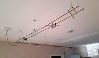 Vintage Lampe Stangensystem Kupfer mit LED-Strahlern und Dimmer Baden-Württemberg - St. Georgen Vorschau