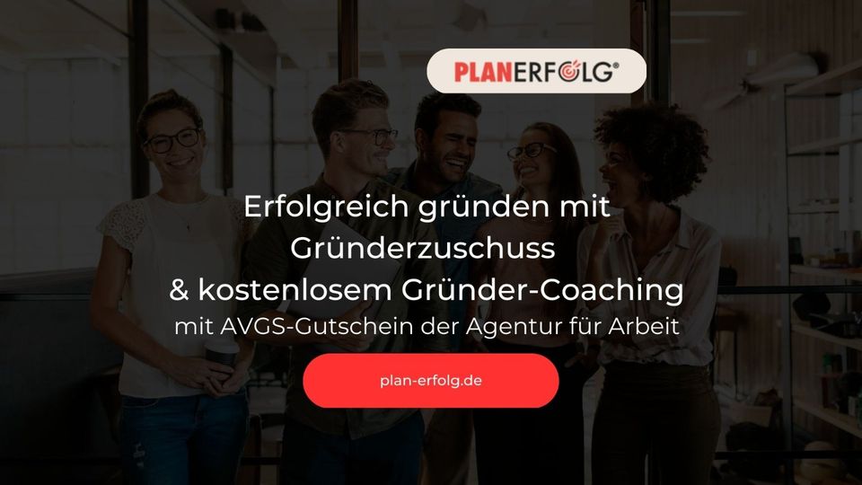 Businessplan mit AVGS aus ALG1/ALG2 (inkl. Gründerzuschuss) in Erkelenz