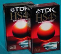 2 x TDK HS45 Camcorder Leerkassette VHS-C Hessen - Zierenberg Vorschau