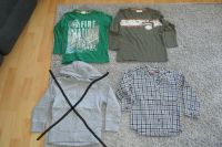 3 langarm Shirts Jacke Hemd Gr 116 122 H&M S-Oliver Tom Tailor Niedersachsen - Stuhr Vorschau