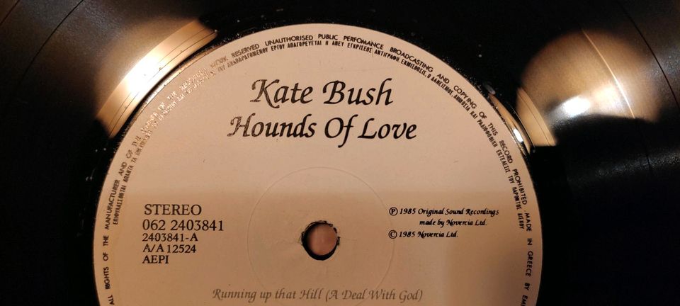 Kate Bush griech. Pressung LP Vinyl Schallplatte Hounds of Love in Hagen