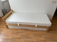 Bett mit Lattenrost und Matratze + 2 Bettkästen 90x200 cm Mecklenburg-Vorpommern - Wismar Vorschau