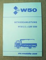 W50 Betriebsanleitung L/L - LDK 1250 IFA W 50 DDR NVA LKW Sachsen - Kirschau Vorschau