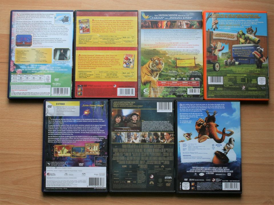 Kinderfilme, DVD`s, Animation,Zeichentrick, Küss den Frosch, ... in Thale