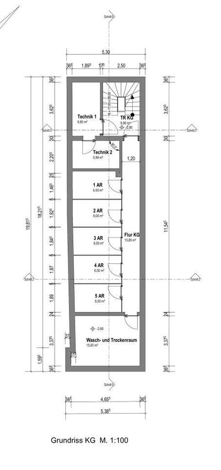 Grundstück für Privat oder Gewerbe, Straßenfront ca. 13 m, Grundstückstiefe ca. 40 m - HS 4112/A5 in Ludwigshafen