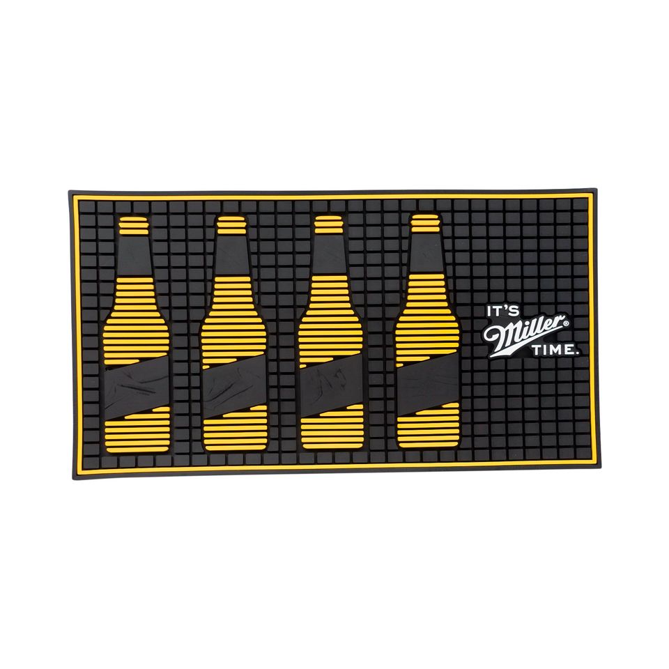 Miller Bier Barmatte 37x20cm Runner Gläser Abtropfmatte UK Beer in Pforzheim