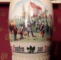 Großer Bierkrug 34 cm Sammlerkrug Hopfenserie Keramik Nordrhein-Westfalen - Höxter Vorschau