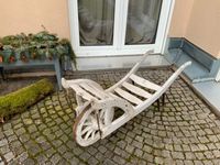 Schubkarren Karre Holzkarre alt antik Vintage weiß shabby chic Bayern - Ingolstadt Vorschau