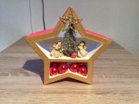 Weihnachtsstern Holz Handarbeit Dekoration Engel Kugeln Essen - Huttrop Vorschau