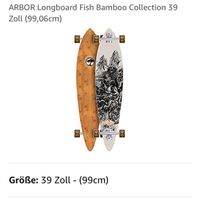 ARBOR Longboard Fish Bamboo Collection 39 (Skateboard) Frankfurt am Main - Bockenheim Vorschau