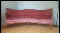 Chippendale Sofa rosa Samt Vintage Boho rar Nürnberg (Mittelfr) - St Leonhard Vorschau