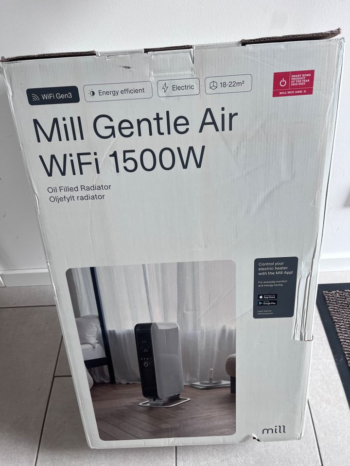 Mill - Gentle Air 1500W - Wifi Heizkörper - Elektroheizung in Dannewerk