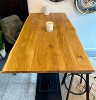 Esstischplatte 180 cm NEU Eiche 3 cm Dick Holzplatte Eichenplatte Eichenholz Massiv Holz Tischplatte Esstisch Platte Tisch Baum Kante Baumkante Baumstamm NEU 160 200 220 240 cm Nordrhein-Westfalen - Viersen Vorschau