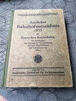 Amtliches Bahnhofsverzeichnis 1933 der deutschen Reichsbahn Thüringen - Stützerbach Vorschau