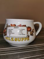 Vintage Suppentasse mit Rezept "Pilzsuppe" Niedersachsen - Osnabrück Vorschau